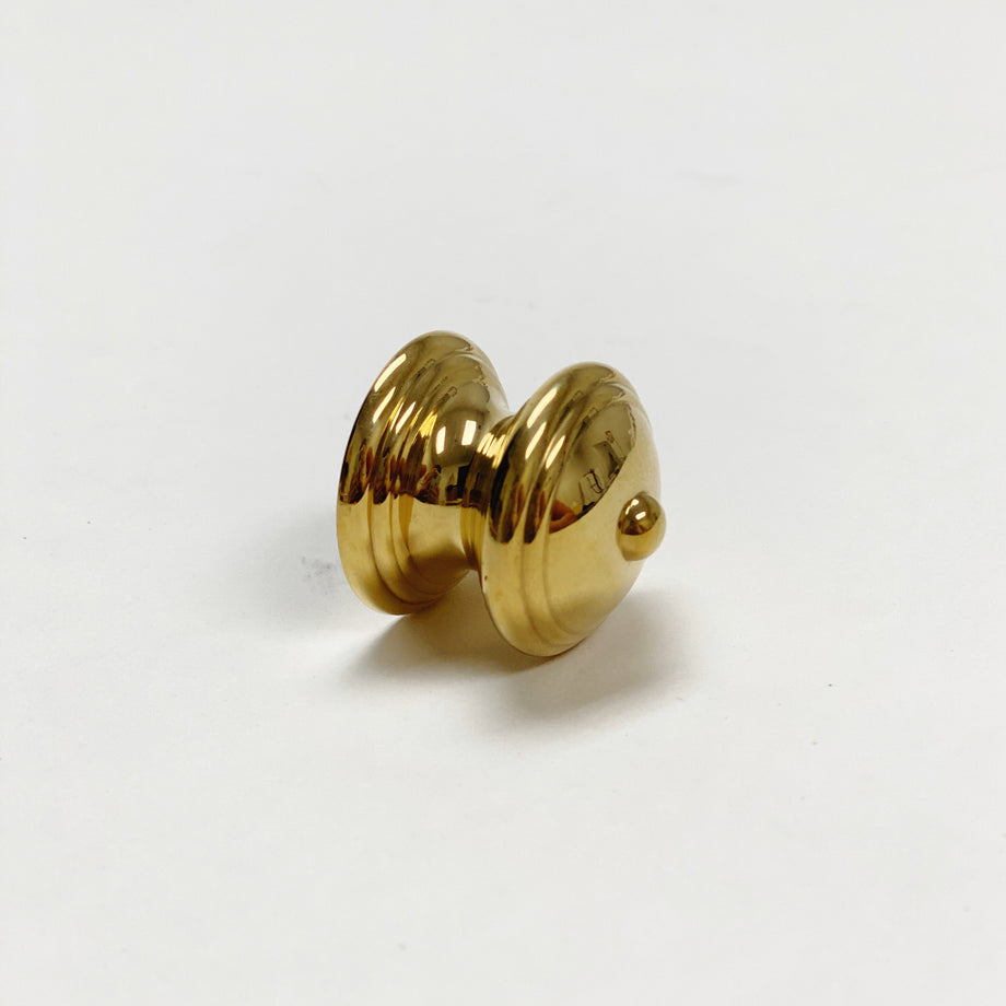 Unlacquered Brass knobs