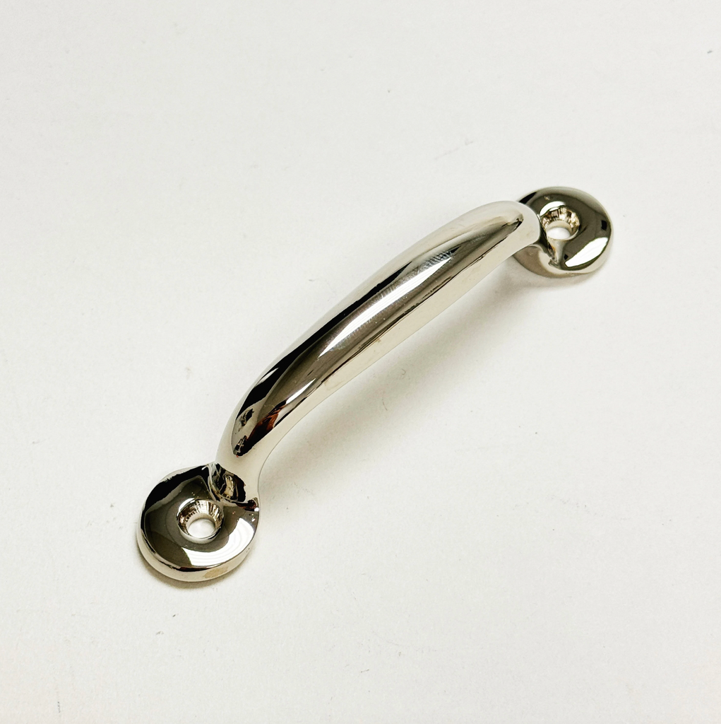 Polished Nickel "Everly" Screen Door and Drawer Pulls - Forge Hardware Studio