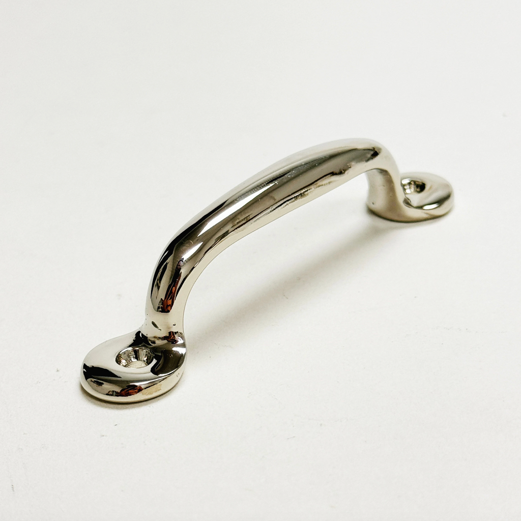 Polished Nickel "Everly" Screen Door and Drawer Pulls - Forge Hardware Studio