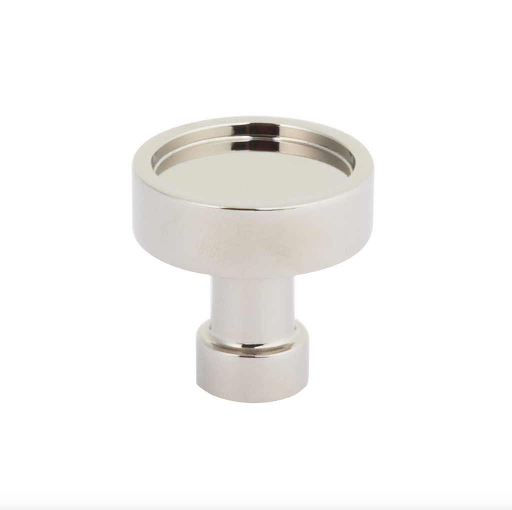 Polished Nickel "Nolan" Cabinet Knobs and Pulls Cabinet Hardware - Forge Hardware Studio