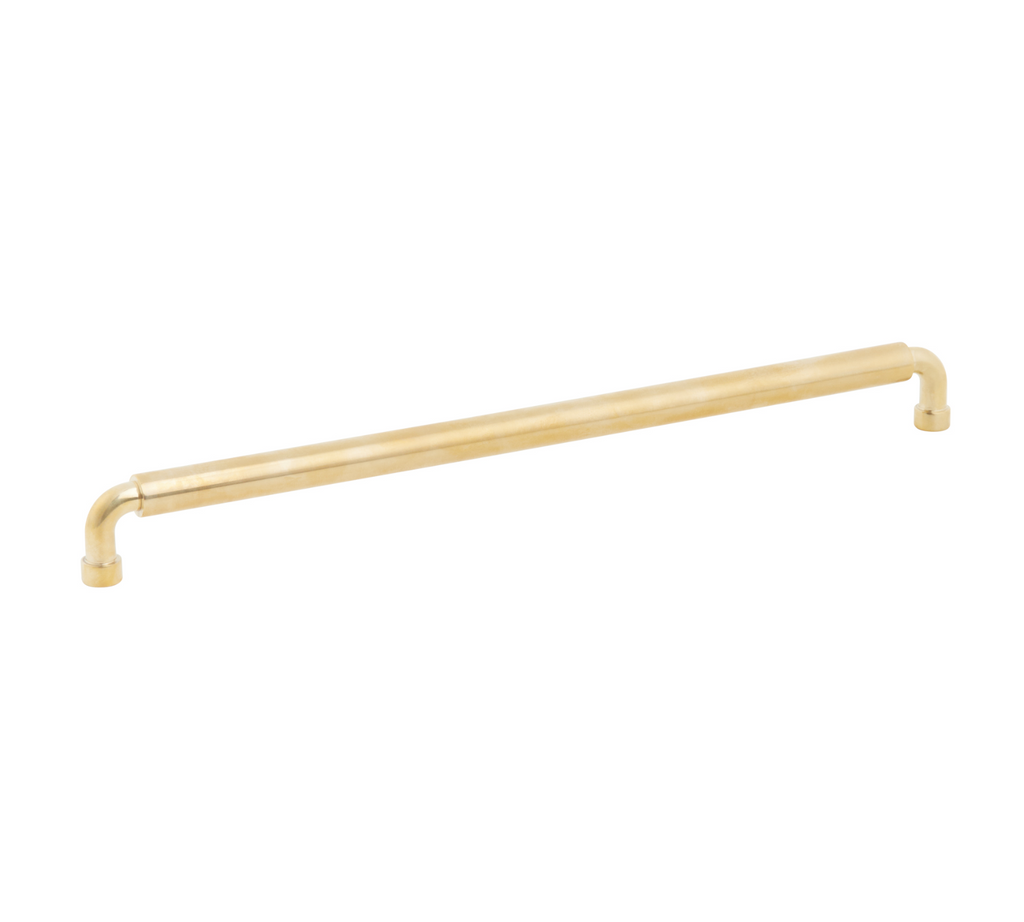 Unlacquered Brass "Nolan" Cabinet Knobs and Pulls Cabinet Hardware - Forge Hardware Studio