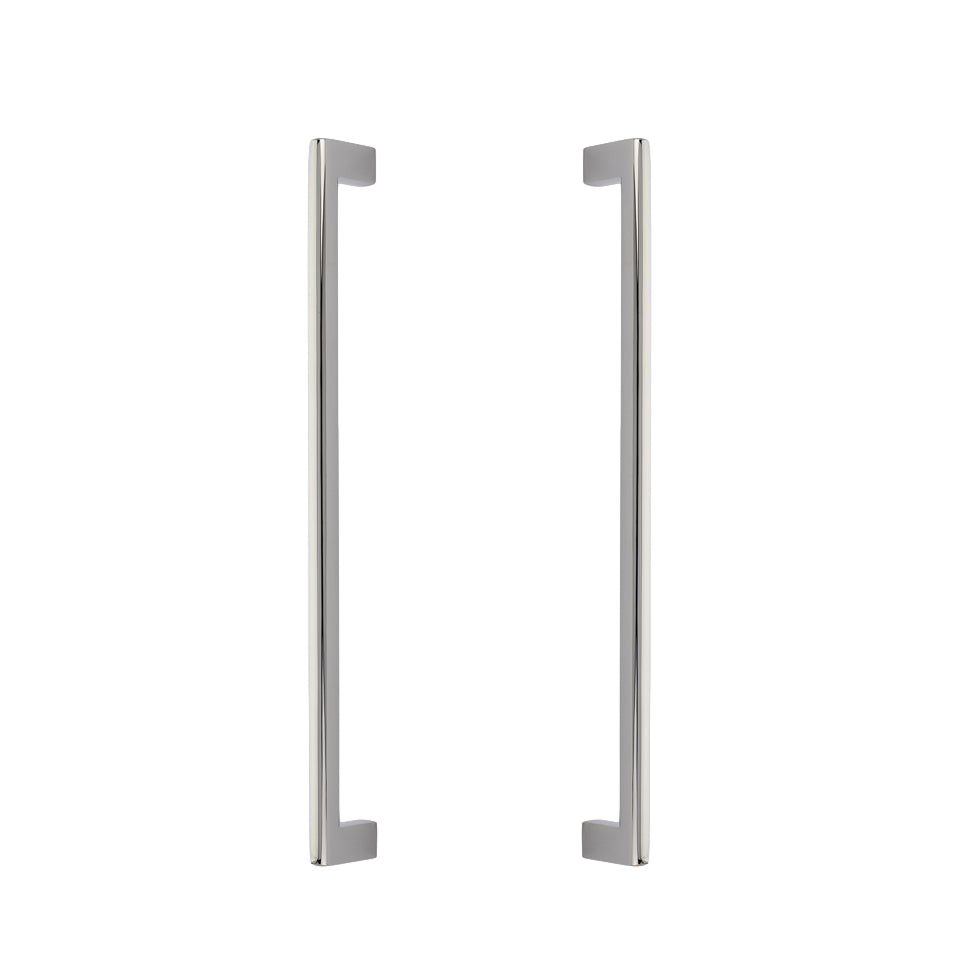 Door Pulls 12" "Luxe" Handle Back to Back Hardware for Interior Sliding and Barn Doors - Forge Hardware Studio