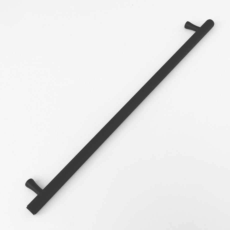17 5/8-inch (448 mm) Matte Black Modern Rectangular Cabinet Bar Pull