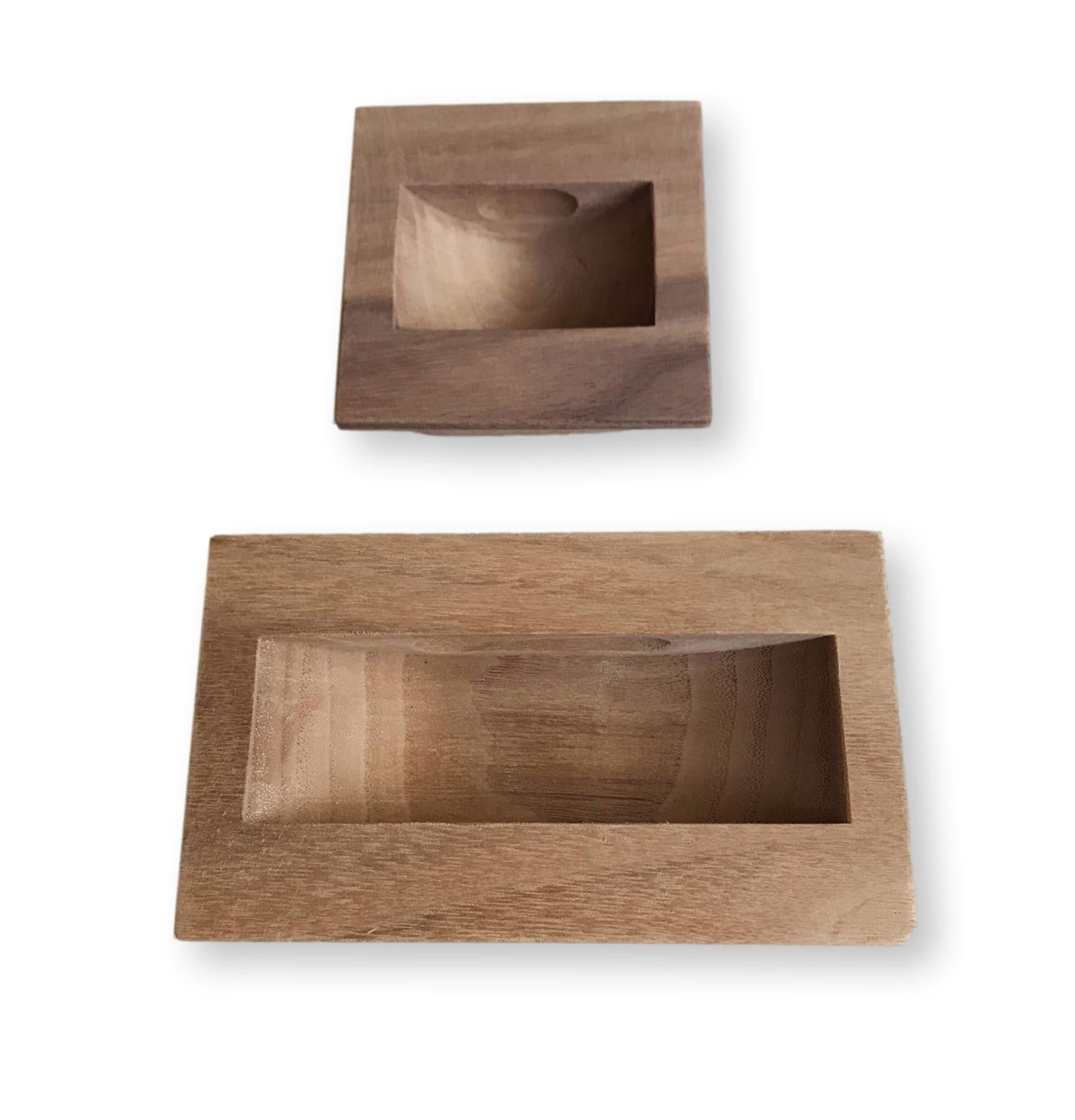 Walnut Recessed Mid-century Modern Wood Drawer Handles – Forge Hardware  Studio